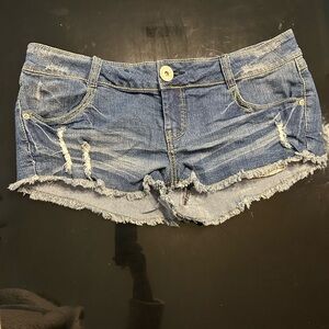 Rue21 Frayed Hem Jean Shorts